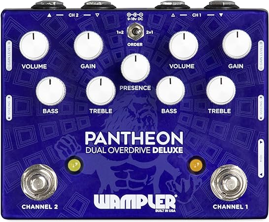 Wampler Dual Pantheon 2-channel Overdrive Pedal