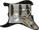 Fender Pre-Wired Strat Pickguard, Original '57/'62 SSS, Black 11 Hole PG