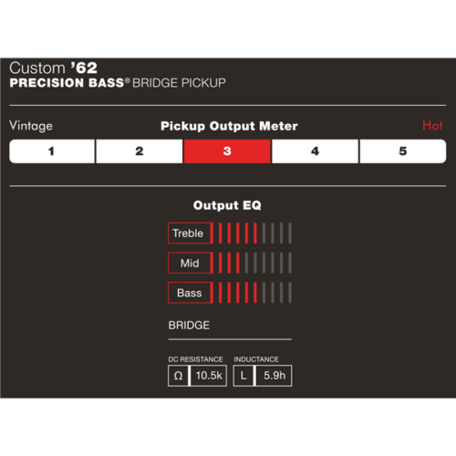 Fender Custom Shop '62 Precision Bass Pickup 099-2214-000