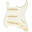 Fender Pre-Wired Strat Pickguard, Tex-Mex SSS, Parchment 11 Hole PG WBW