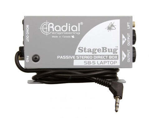 Radial StageBug SB-5 1-channel Passive Laptop Direct Box