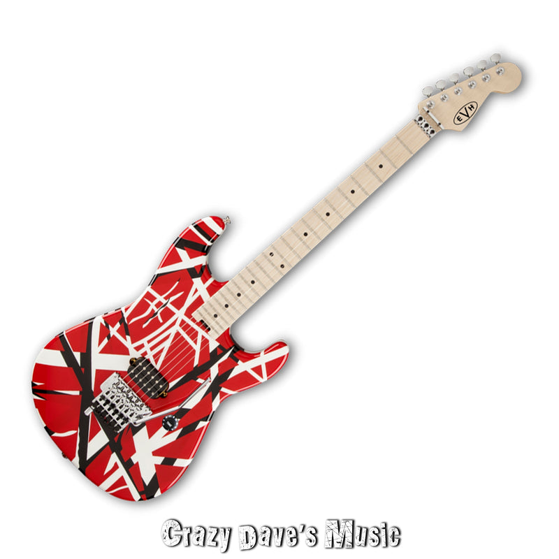 EVH Striped Series Red Black White Electric Guitar (Used)